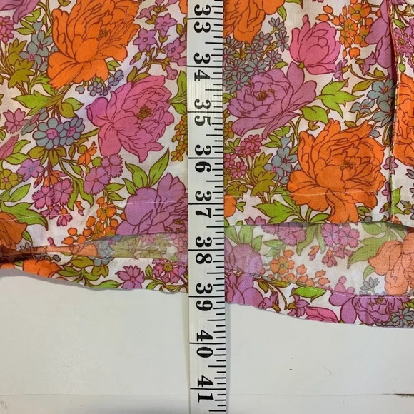 BP Be Proud By Retro Flower Print Gender Inclusive Dress Pink Floral SZ XS NWT - Picture 12 of 13